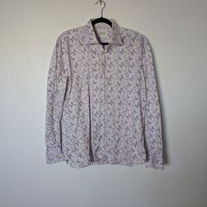 Rosetti Uomo Stylish Lavender Paisley Men's Shirt